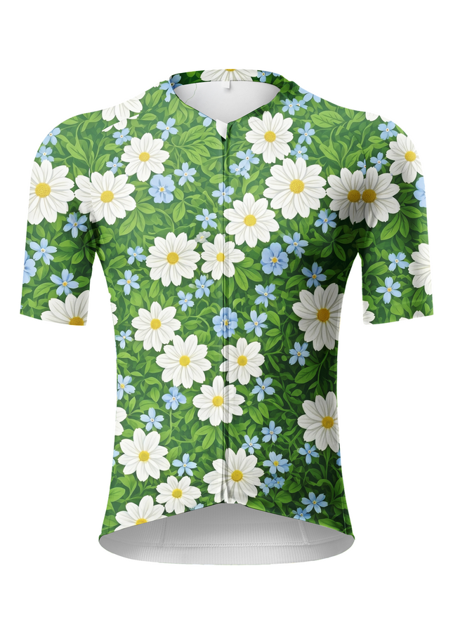 ROCKBROS Men's "Wild Meadow" Botanical Pro Aero Cycling Jersey