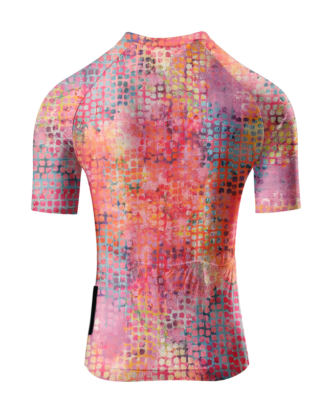 ROCKBROS Women's Chromatic Halftone Ink-Dye Pro Aero Cycling Set