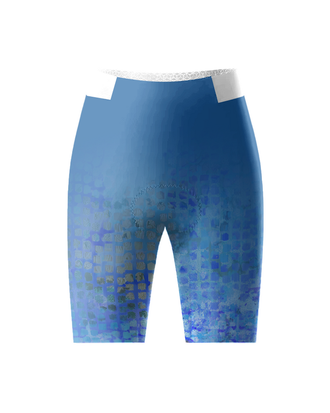 ROCKBROS Women's Ocean Pulse Halftone Gradient Cycling Shorts