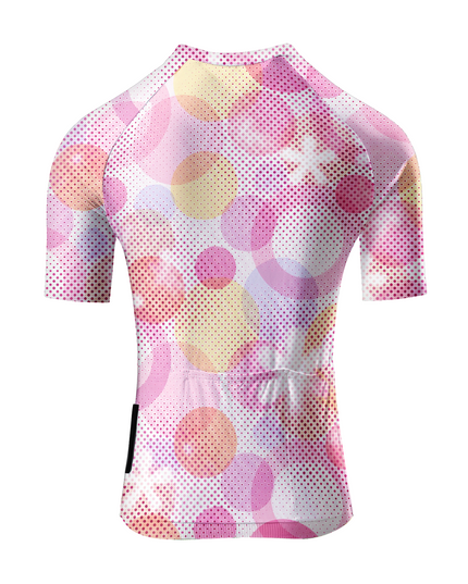 ROCKBROS Women's Pastel Dream Halftone Floral Pro Aero Cycling Jersey