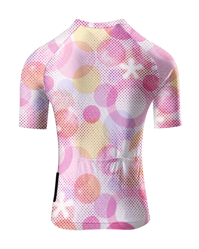ROCKBROS Women's Pastel Dream Halftone Floral Pro Aero Cycling Jersey
