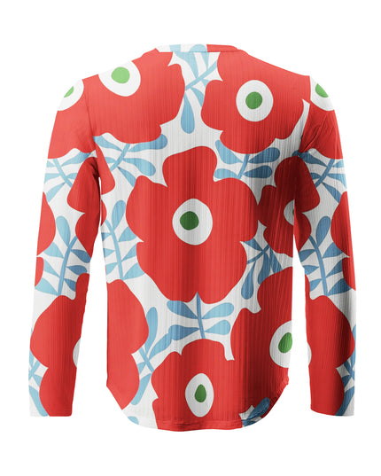 ROCKBROS Scandinavian Flower Print Sweatshirt