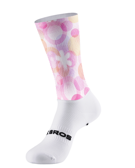 ROCKBROS Women's Candy Pop Halftone Performance Cycling Socks