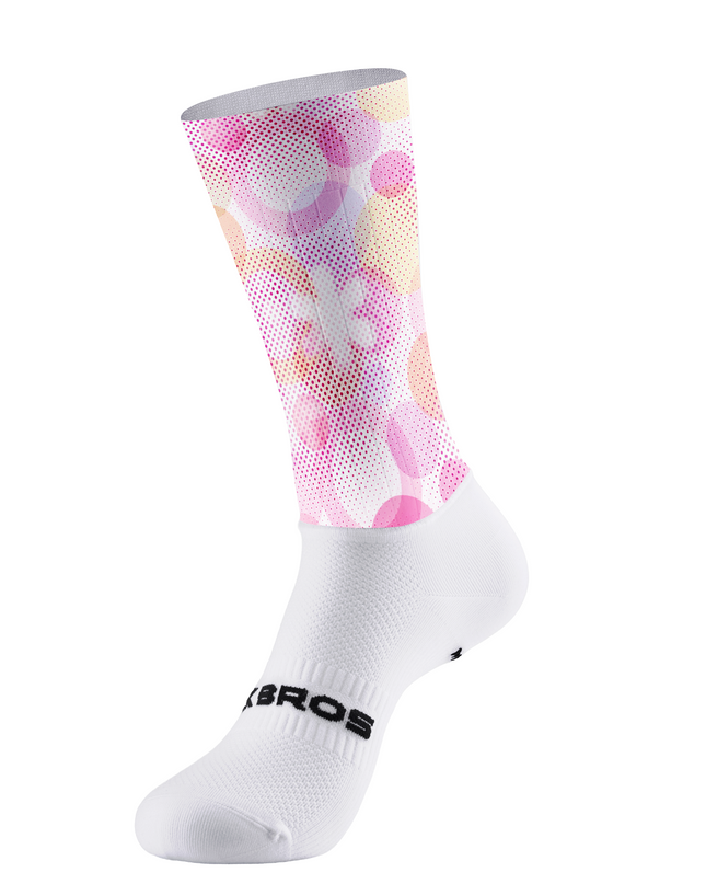ROCKBROS Women's Candy Pop Halftone Performance Cycling Socks
