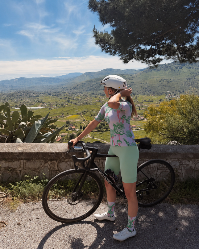 ROCKBROS Women's Fresh Floral Cycling Jersey