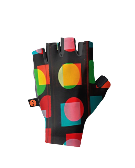 ROCKBROS Pop Geo Graphic Black Multi Performance Gloves