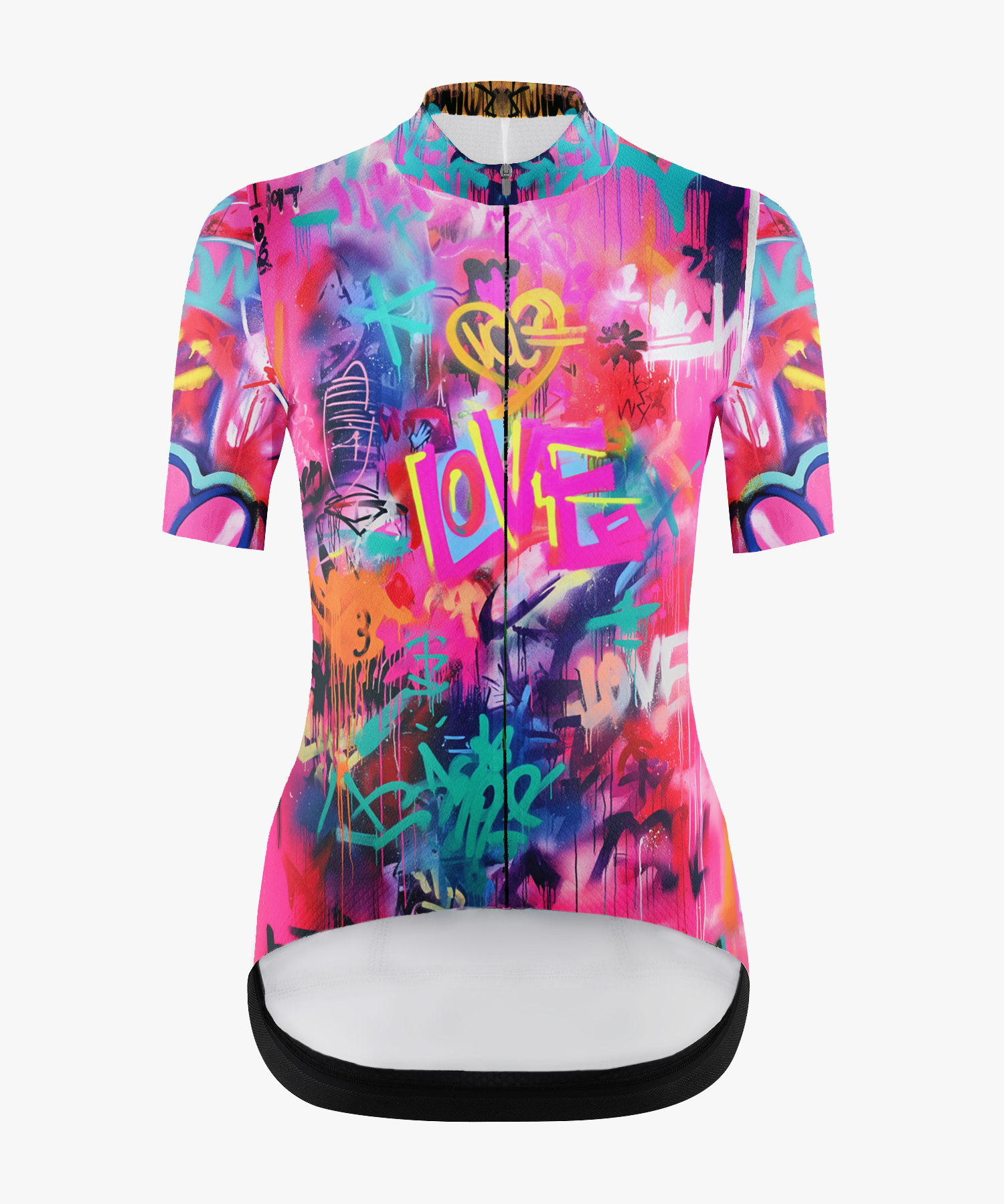 Women's Graffiti Art Style "LOVE" Cycling Jersey