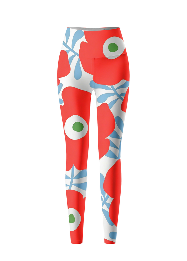 ROCKBROS Women Poppy Bloom Long Yoga Pants