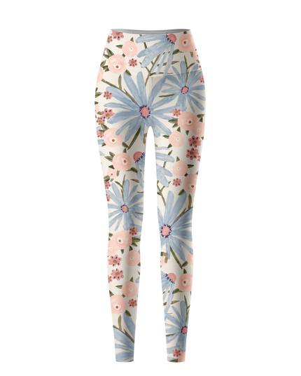ROCKBROS Women Soft Daisy Garden Long Yoga Pants