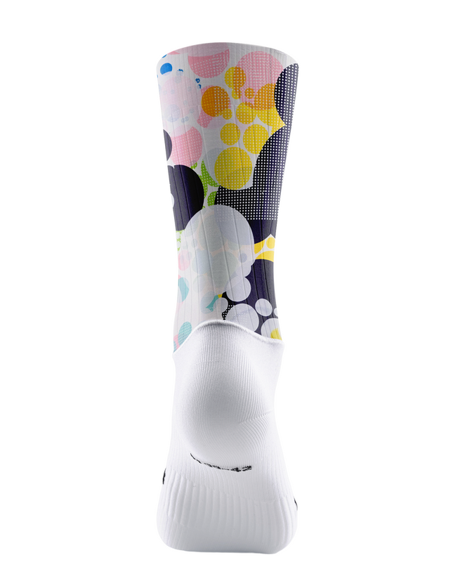 ROCKBROS Surreal Bubble Collage Coordinated Performance Cycling Socks