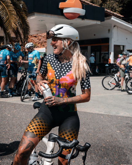 ROCKBROS Women's Twilight Grid & Dot Pro Training Cycling Bibs