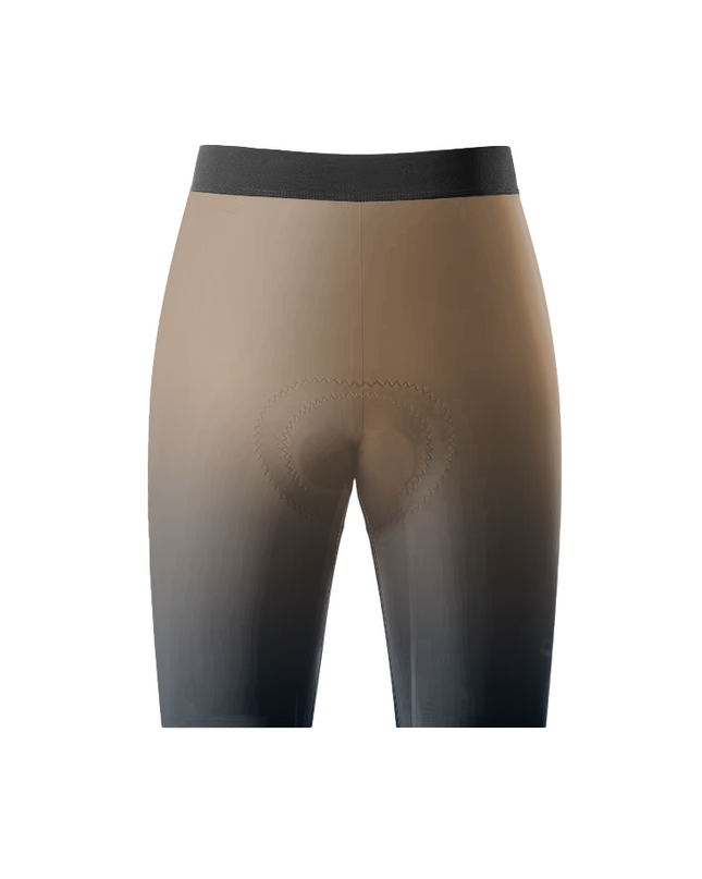 ROCKBROS Men's Fade-to-Black Earth Tones Performance Cycling Shorts
