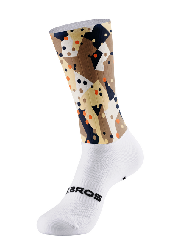 ROCKBROS Men's Earth-Tone Geo-Pop Classic Dots Aero Set