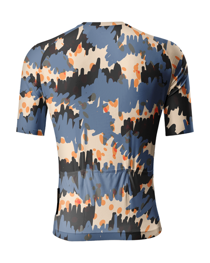 ROCKBROS Men's Abstract Scribble Pro Aero Cycling Jersey