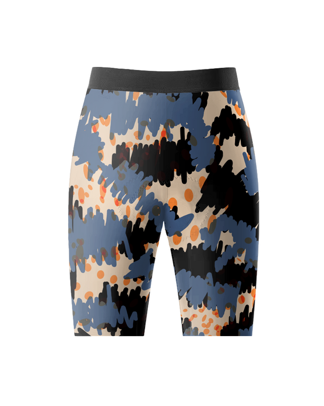 ROCKBROS Men's Abstract Scribble Performance Cycling Shorts