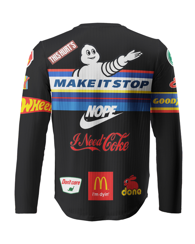 ROCKBROS Unisex "Very Tired" Satire Graphic Street-Style Long Sleeve Cycling Sweatshirt