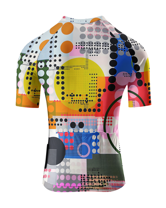 ROCKBROS Women's Bauhaus Multidimensional Collage Pro Short-Sleeve Jersey