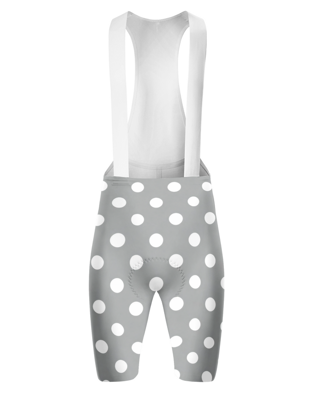 ROCKBROS Men's Slate-Grey Negative Dot Pro Bib Shorts