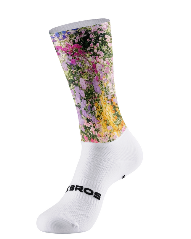 ROCKBROS Floral Burst Performance Cycling Socks