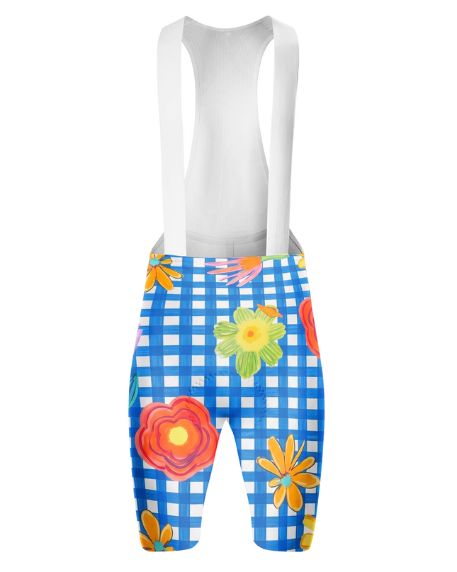 ROCKBROS Women's Gingham Floral Cycling Set