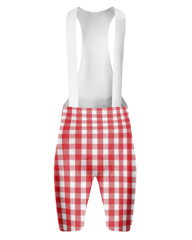 ROCKBROS Women's Red Gingham Floral Cycling Set