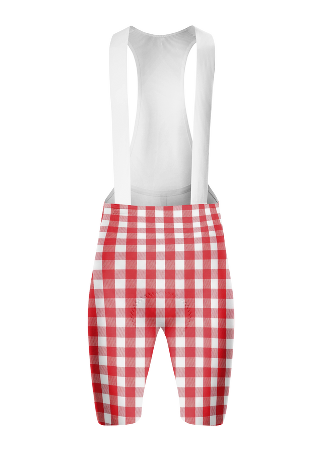ROCKBROS Women's Red Gingham Floral Cycling Set