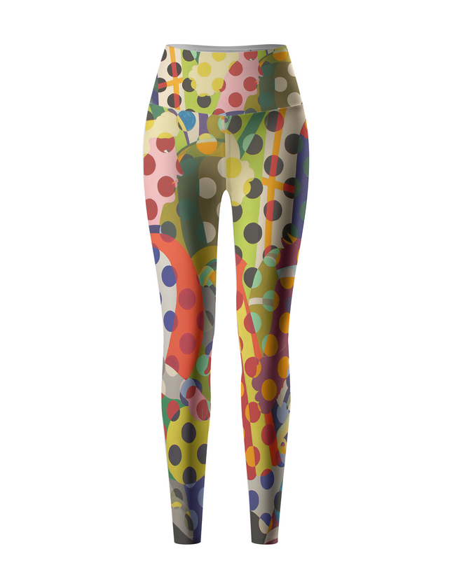 ROCKBROS Women's Rhythmic Pop Kaleidoscope Yoga Leggings