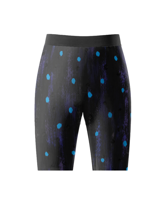 ROCKBROS Men's Midnight Ink-Splash Pro Performance Cycling Shorts