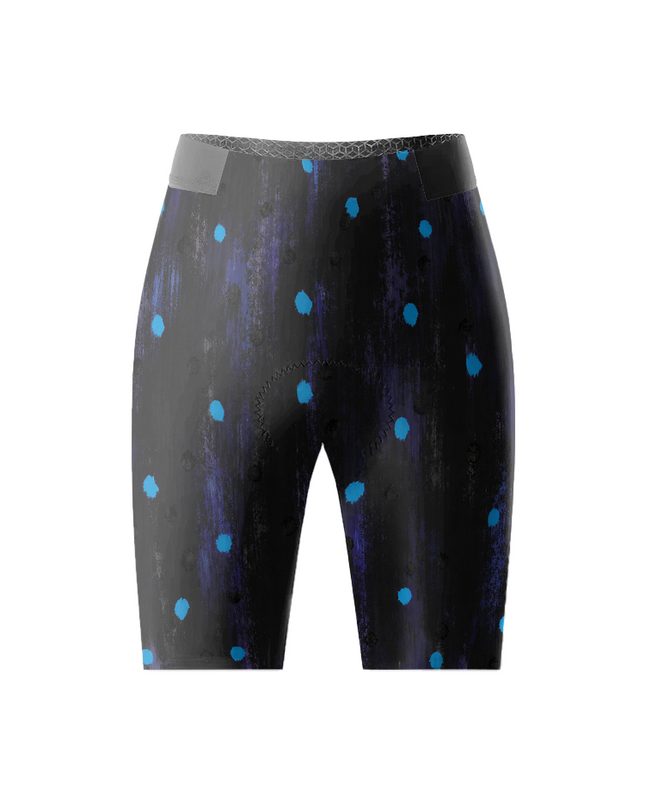 ROCKBROS Men's Midnight Ink-Splash Pro Performance Cycling Shorts