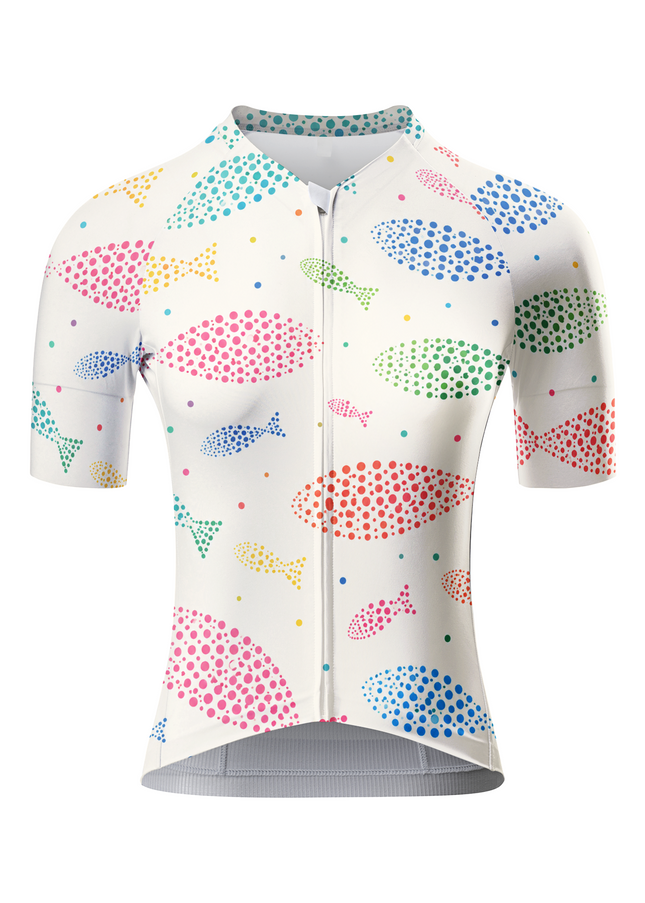 ROCKBROS Women's Oceanic Shoal Stippled Pro Aero Jersey