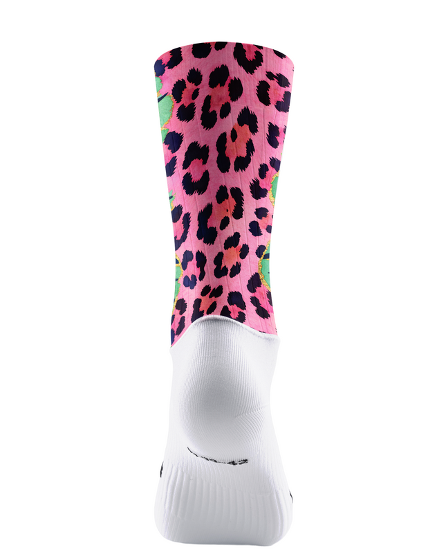 ROCKBROS Zebra-Leopard Hybrid All-Weather Pro Cycling Socks