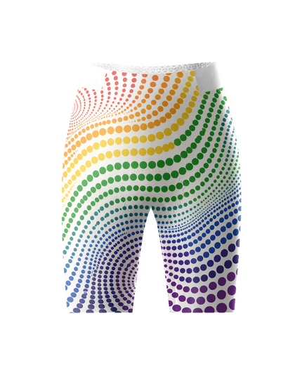ROCKBROS Pride Month Edition Liquid-Vortex Op-Art Pro Cycle Shorts