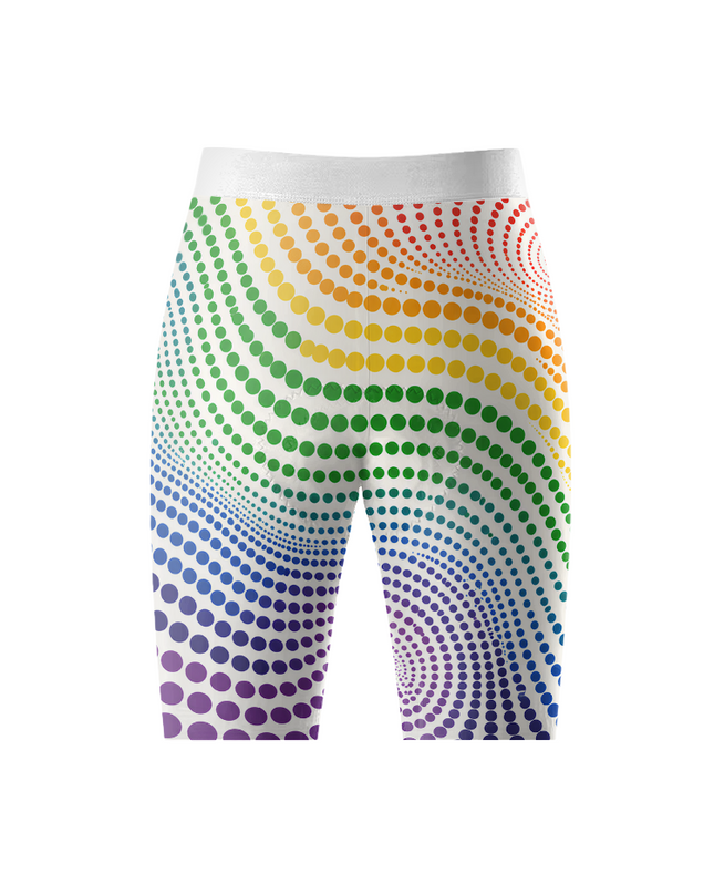 ROCKBROS Pride Month Edition Liquid-Vortex Op-Art Pro Cycle Shorts