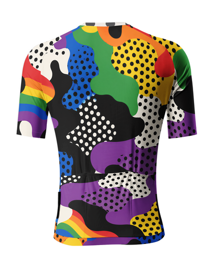 ROCKBROS Pride Month Edition Kaleidoscope Dot Elite Fitted Aero Jersey