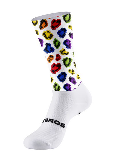 ROCKBROS Pride Month Edition Neon Halftone Leopard Performance Socks