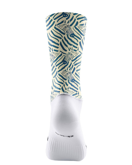 ROCKBROS Women's Hand-drawn Zebra Stripe Padded Bib Cycling Bibs