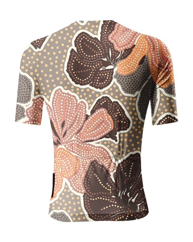 ROCKBROS Men's Monet's Garden Artistic Floral Cycling Jersey