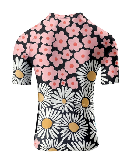 ROCKBROS Women's Floral Print Short Sleeve Cycling Set