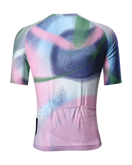 ROCKBROS Men's Pastel Dream Dye-up Pro Aero Cycling Jersey