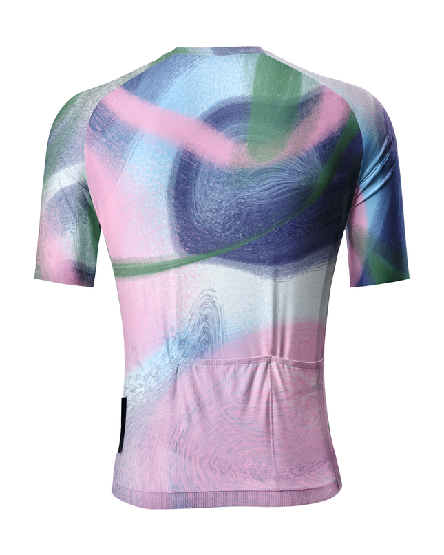ROCKBROS Men's Pastel Dream Dye-up Pro Aero Cycling Jersey