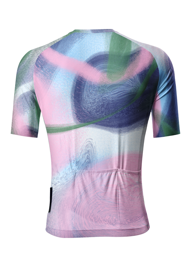 ROCKBROS Men's Pastel Dream Dye-up Pro Aero Cycling Jersey