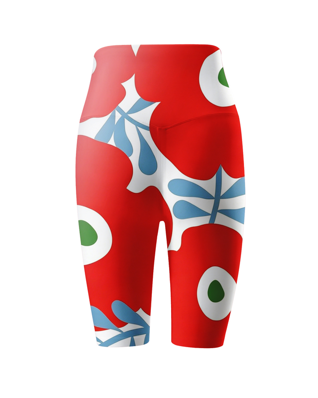 ROCKBROS Women Scarlet Bloom Short Yoga Pants