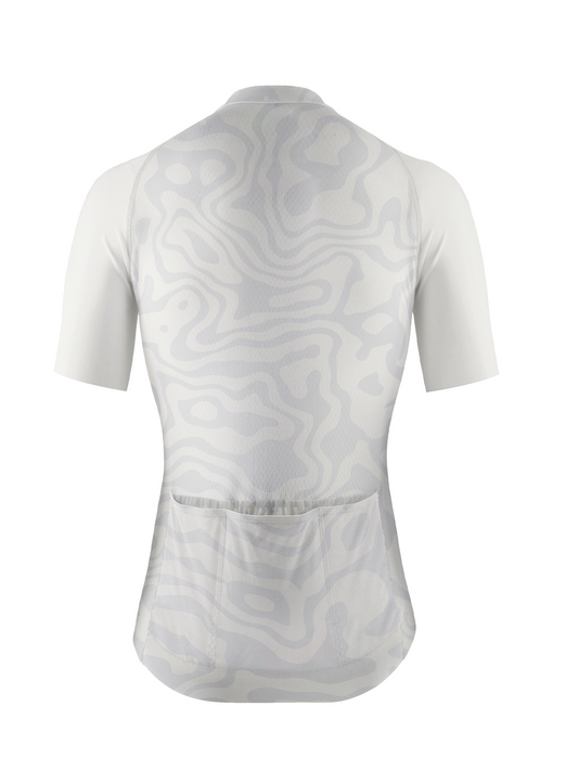 RockBros Men's "Ethereal Horizon" Topographic Art Performance Cycling Jersey