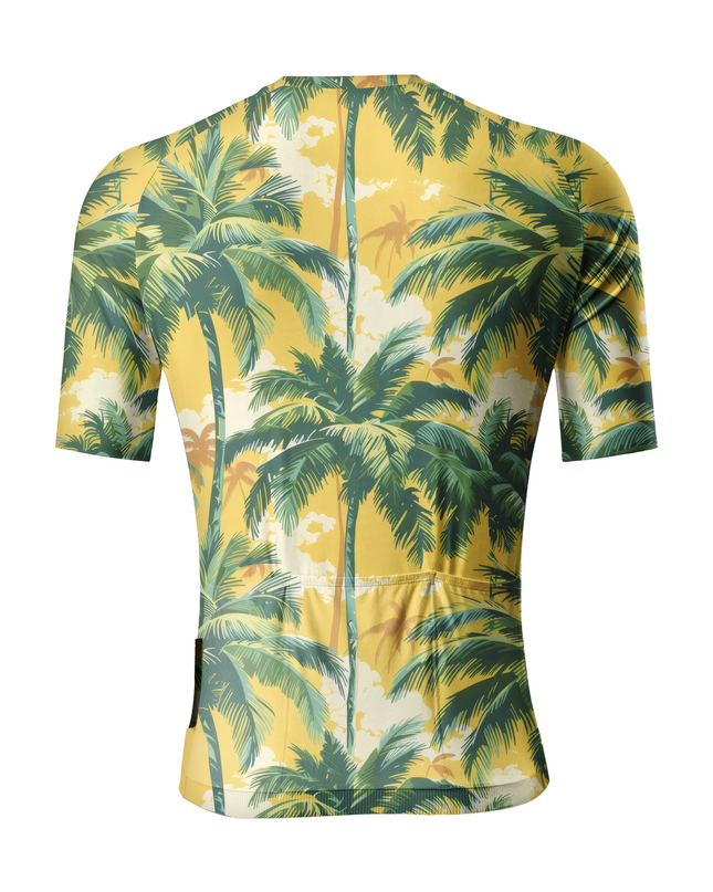 ROCKBROS Men's Tropic Paradise Nature Print Pro Aero Cycling Jersey
