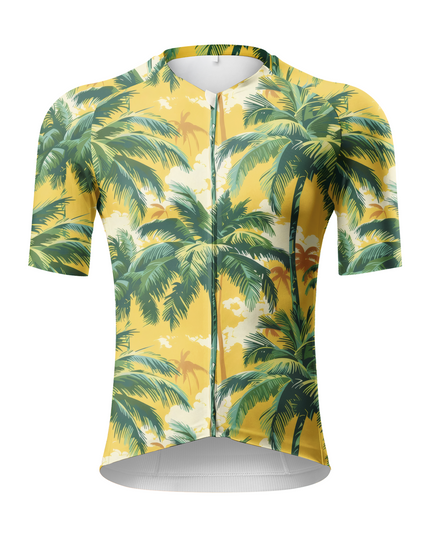 ROCKBROS Men's Tropic Paradise Nature Print Pro Aero Cycling Jersey