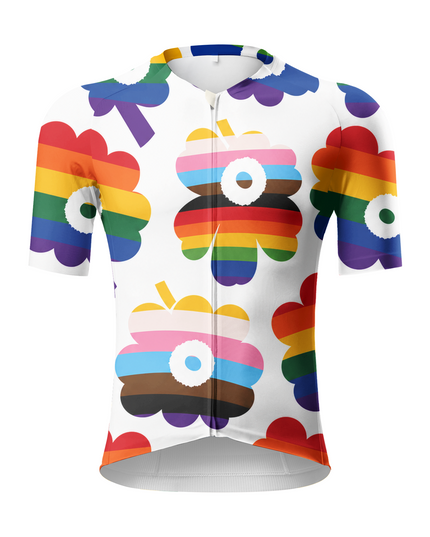 ROCKBROS Men's Vivid Chroma Flora Pro Aero Cycling Jersey