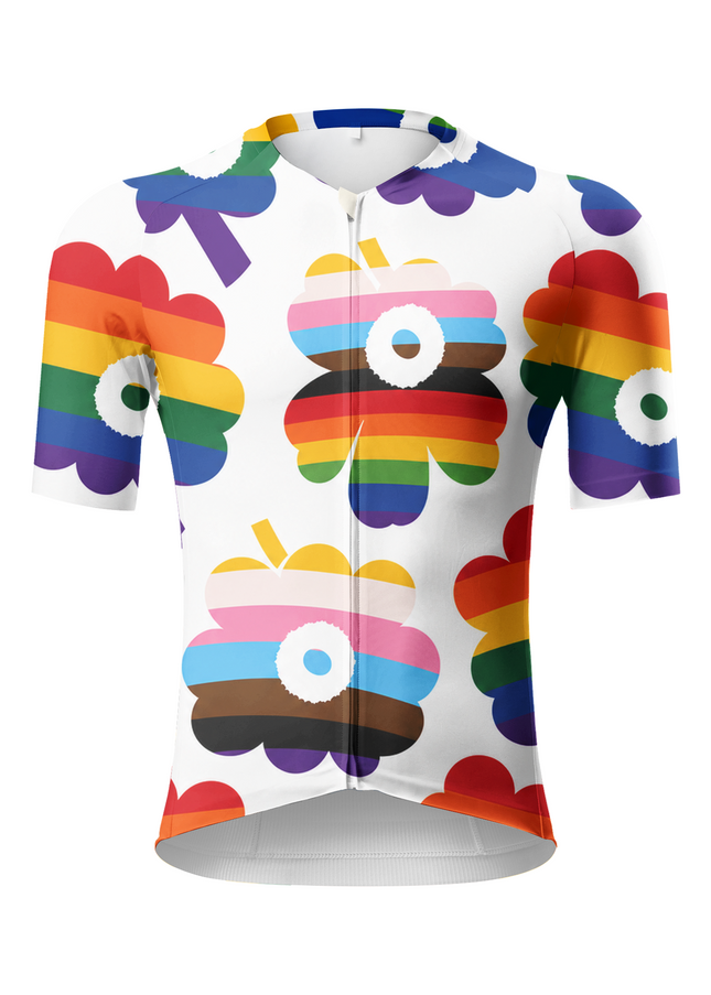 ROCKBROS Men's Vivid Chroma Flora Pro Aero Cycling Jersey
