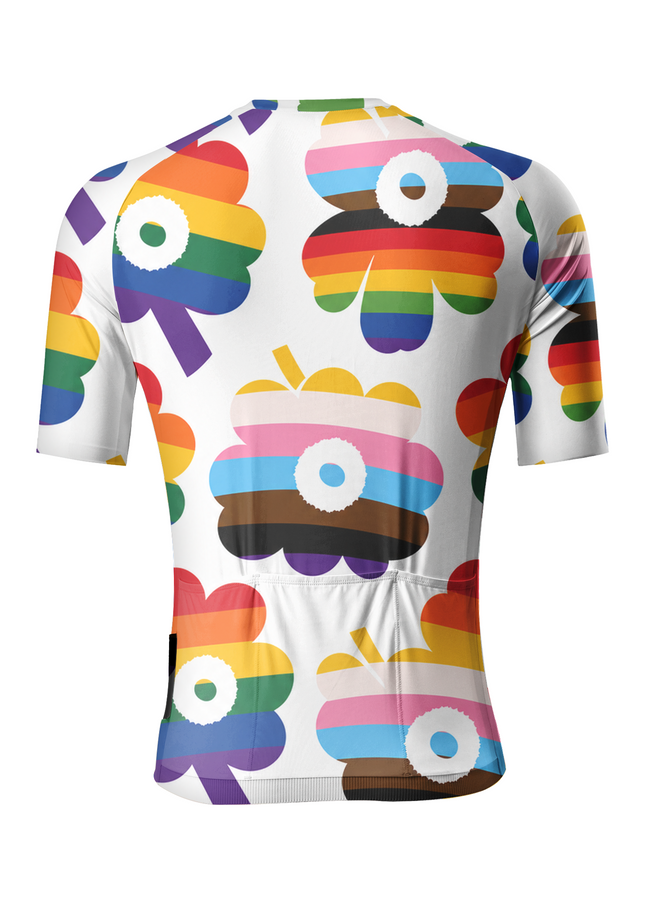ROCKBROS Men's Vivid Chroma Flora Pro Aero Cycling Jersey