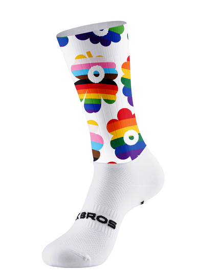 ROCKBROS Radiant Spectrum Bloom Cycling Socks