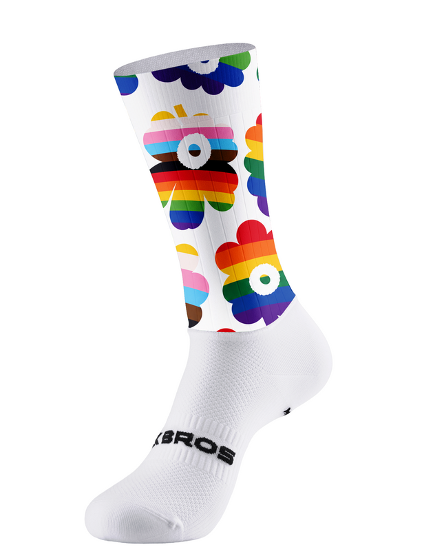 ROCKBROS Radiant Spectrum Bloom Cycling Socks